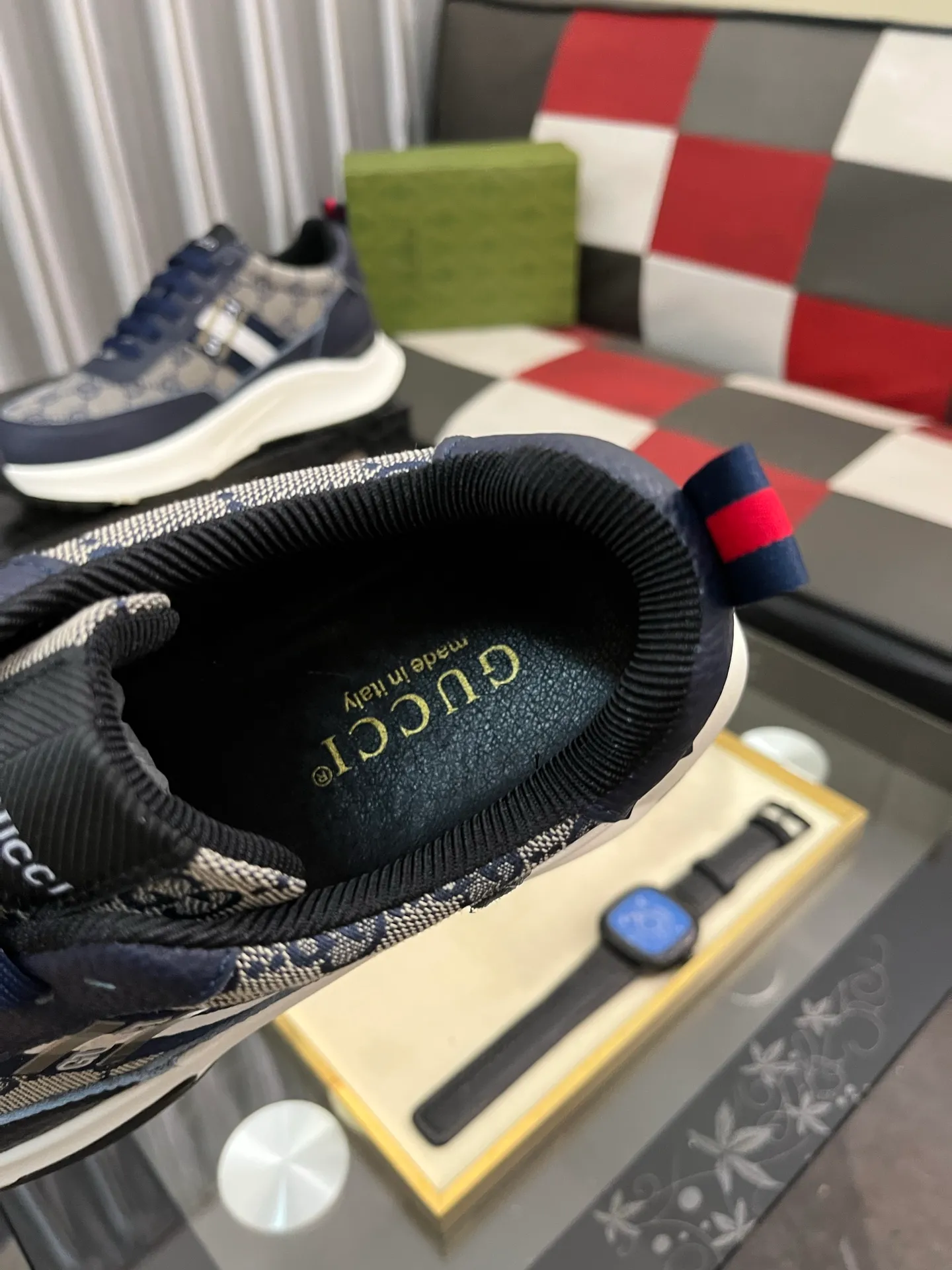 Men's Men's Shoes 💰458 ⌚️⌚️[GUCCI] Gucci men's casual shoes are absolutely popular 🔥The ultimate matching item for trendy men! The charm of super texture is irresistible, the main recommendation, the flower leather color is bright! The upper is made of high-quality brand printed fabric with cowhide, breathable leather lining and wear-resistant rubber sole, noble and elegant! Extremely comfortable🎁🎁You can be as handsome as you want💪 38-445⃣️colors available